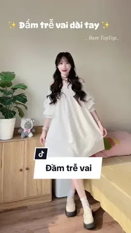 Đầm trắng tinh khôi ✨🌷🍃 #luvyourselfnth 