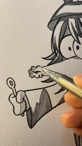 Hutao #sketch #sketchdaily #draw #drawing #GenshinImpact #hutao #artist #evansketch #艾文绘画 #fyp 