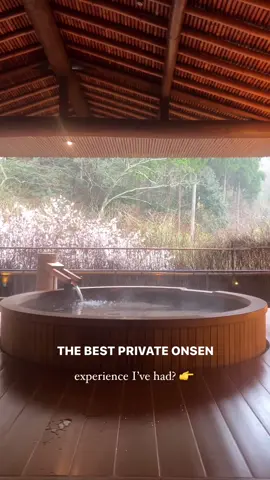 This Onsen experience could easily have been one of the best - definitely a 10 out of 10. Imagine yourself bathing in a private onsen with a view upon a fully bloomed Sakura tree while listening to the soothing sound of raindrops falling from the branches above. It doesn’t get any better than this. 😇 Not sponsored.  📍@nishimurayahotel  What would your favourite Onsen experience look like? ♨️👇🏻 📩 Send this to your friend that needs this right now  🔗 Subscribe to my newsletter and receive an eBook featuring the best Authentic Ryokans! (Link in bio) #hotsprings #onsen #ryokan #sakura #cherryblossom 