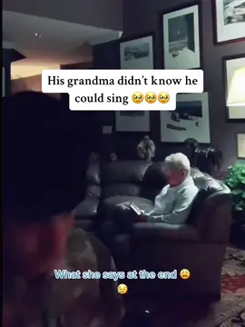 His grandma didnt know he could sing 🥹🥹🥹#fyp #performance #live 