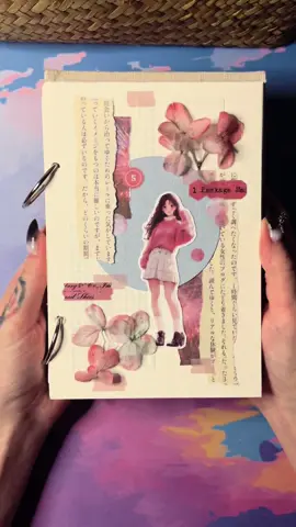 Happy Sunday! (๑╹ω╹๑ )~💗💗💗 #scrapbook #journal #scrapbooking #journaling  #anime #stickers #collage #art