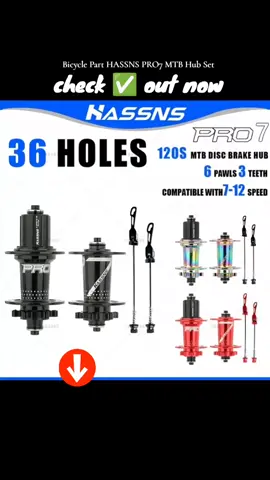 Ready Stock HASSNS PRO7 MTB Hu#hassnspro7hub #hubset #bikeparts #hubset #hassnspro7hub #bikeparts #fyp #sale #bikeparts #hubset #sale #gyp 