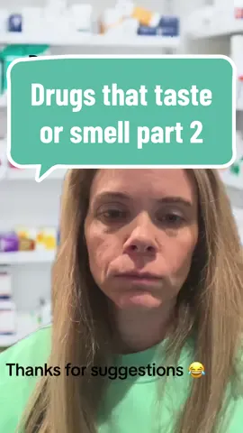 Drugs that taste or smell part 2 #pharmacy ##pharmacist #pharmacytechnician #pharmacytiktok #pharmacylife 