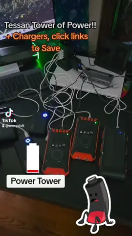Worried about power going out? click to get savings on towers and charges.. #authenthic #noconcern #freedom #powerforyou #charger #supplies #emergency #prepper #prepare #getreadywithme #keepgoing 