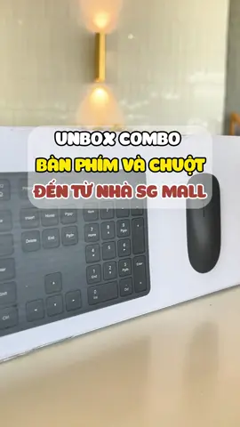 Combo bàn phím và chuột Xiaomi xịn đét mà bạn nên sở hữu! #sgmall #banphimkhongday #chuotkhongday #docongnghe #xh 