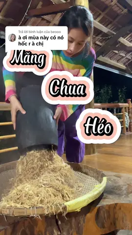Trả lời @beooo Măng chua héo làm kì công, nhưng mà ăn rất đáng, hương vị rất riêng, làm vấn vương bất kì ai ngay từ lần thưởng thức đầu tiên#noongdi #taybac #amthuctaybac #mangchua #mangroidienbien #dienbien #nhasan 