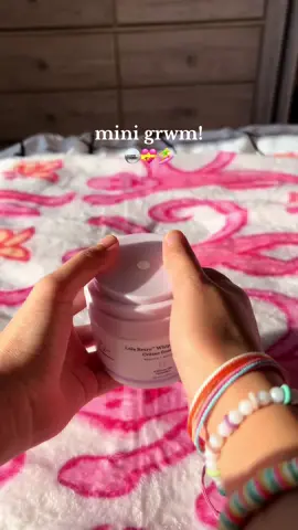 mini grwm 🪩💝 #preppy #skincare #tiktok #reccomend #reccomended #fyp #foryou #viral #blowup #Summer