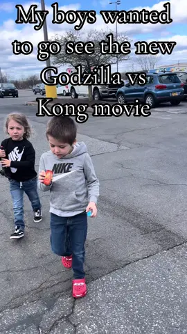 I was really nervous about bringing them to the movies but they did so good and we all had a great time. 🍿🎬🍿🎬 #movies #godzillavskong #godzilla #sahm #MomsofTikTok #momera 
