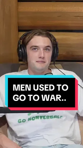 Men used to go to war and now they? #fyp 