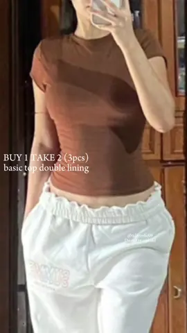 Buy 1 Take 2 - 3pcs double lining top trend ✨ #doubleliningtrend #doubleliningbuy1take2 #buy1take2tops #buy1get23pcstops 