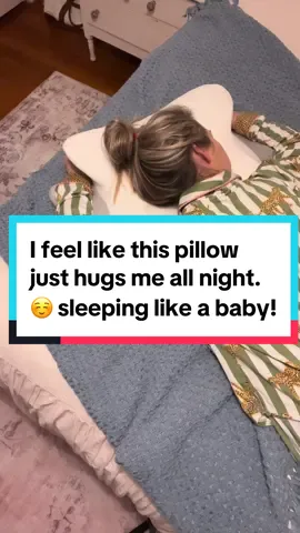 I have slept with the same pillow for like 10 years… its history now! I will tske tbis pillow with me wherever i travel! Its that good! #hugs #sleeplikeababy #cervicalpillow #bearhug #tiktokmademebuyit 