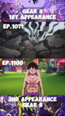 Gear 5 First Appearance (Episode 1071) Gear 5 Luffy Vs Lucci (Episode 1100) #onepiece #onepieceanime #roblucci #onepiecemanga #rematch #luffyvslucci #episode1100 #luffygear5 #egghead #wano #kaido #drumsofliberation 