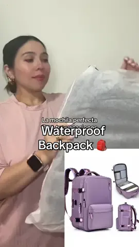Mochila para viajar resistente al agua Waterproof Backpack #fyp #paratipage #foryoupage #Summer #vacaciones #grwm #mochila #backpack #backpacking 