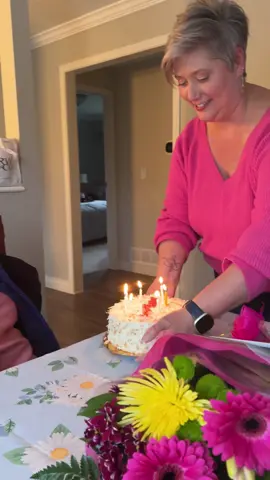 Happy Birthday to this crazy lady!!!  Love you Mamoo!!  #dentures #dontloseyourteeth #birthdaygirl #gettingold #funnygrandma #birthdaycake #birthdaycakefail #happybirthday 