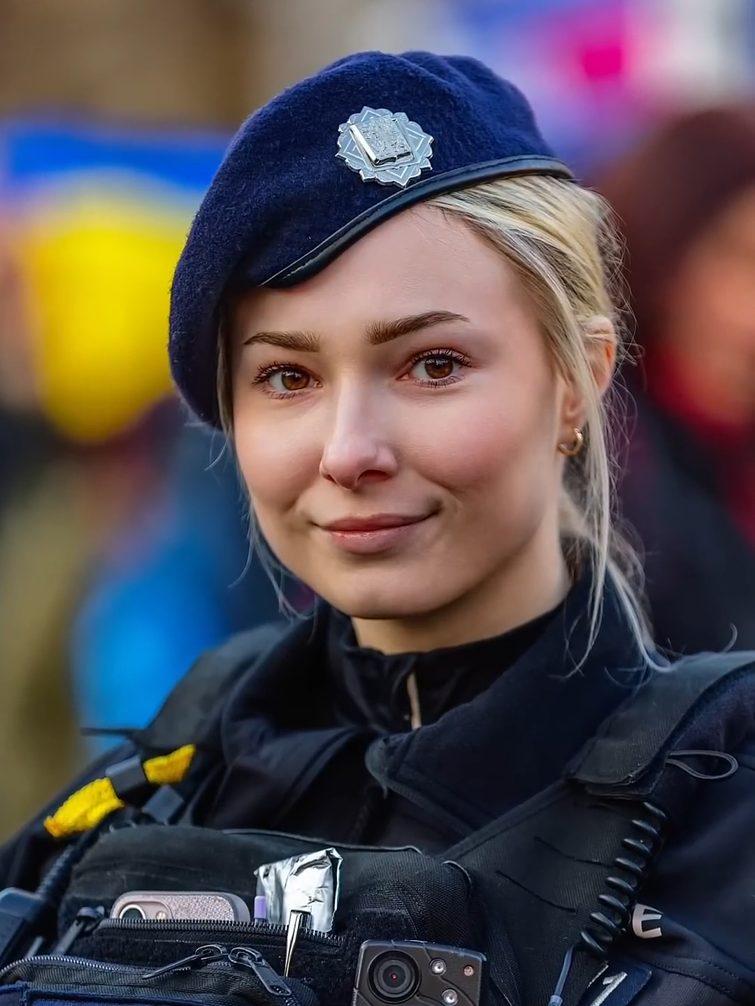Young Beautiful Czech Police Woman...