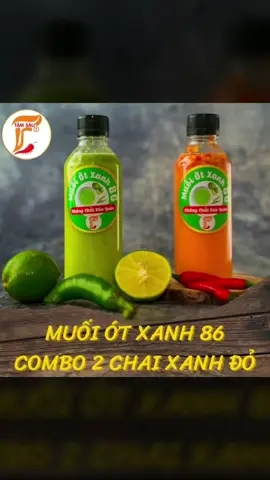 COMBO 2 CHAI MUỐI ỚT XANH ĐỎ 86 #xuhuong #xuhuongtiktok #mộngtuyền #thinhhành #tren#muốiớtxanh #muốiớtxanh86 