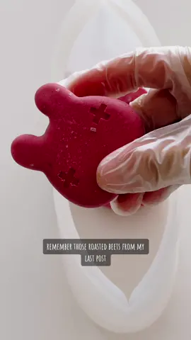 Aside from pesto, I also love to freeze beet hummus into ice cubes. I use these hummus cubes to make pretty Barbie pasta! Beet hummus recipe is on WhiteBlankSpace.com