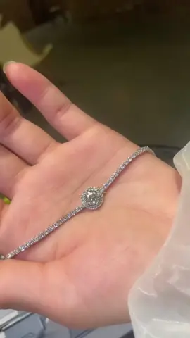 Diamond bracelet  #fyp #diamondbracelet #925sterlingsilver #bracelet #fashion #girlaccesories #rantaitangan 