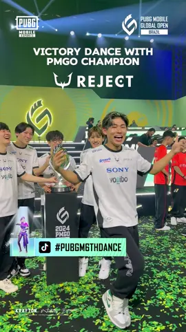 ✨Let’s join us in #PUBGM6THDANCE with PMGO 2024 CHAMPION - 🇯🇵 REJECT!  🕺Don’t forget to upload your video with hashtag to get rewards!  #PMGO2024 #PMGO #PMGOBTS #PMGOSTARS #GOBEYONDTHETOP #PUBGMOBILE #PUBGMOBILEESPORTS