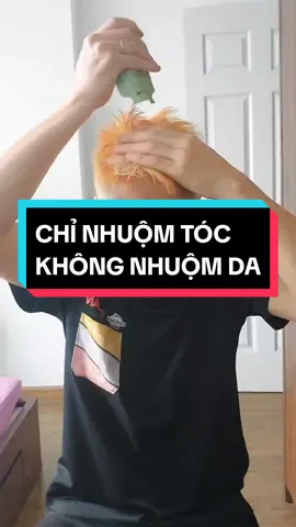 CHỈ NHUỘM TÓC, KHÔNG NHUỘM DA #dobatung #nauhatde #nhuomtoc #daugoinhuomtoc 
