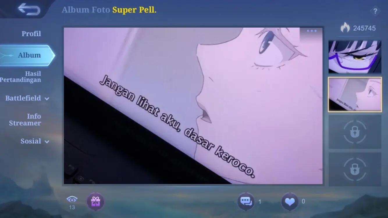 makan noh quetes anime #mlbb #quotesanime 