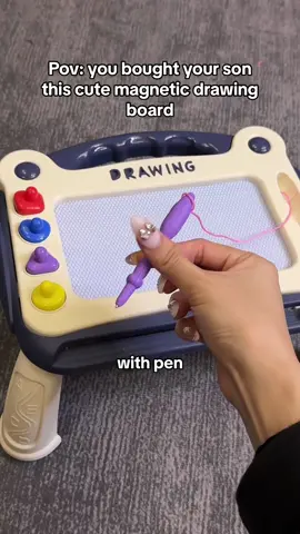 Magnetic drawing board for kids 🥰🥰🥰#tiktokshop #toys #fyp #kids #tiktok #mom 