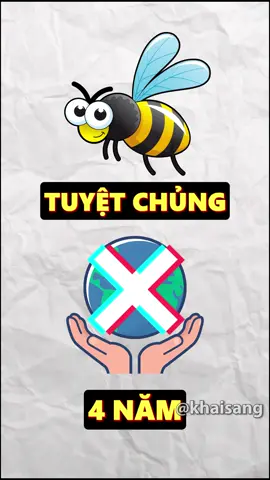 Nhân loại sẽ bị diệt vong nếu loài ong bị tuyệt chủng? #khaisang #khampha #discovery 