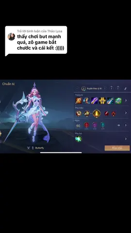 Trả lời @Thảo Lysa  Combo butterfly lên phép siêu mạnh #lienquanmobile #highlightlienquan 
