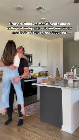 the best 10 years 🤍  #Relationship #firsttimeparents #collegesweethearts #10yearanniversary #marriedcouple #millennialparents 