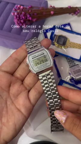 Como alterar a hora do seu relógio #relogio #casiovintage 