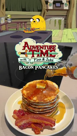 Replying to @Zippywippi Jake’s Bacon Pancakes from Adventure Time🥞 What shiuld I make next? - #adventuretime #cartoonnetwork #cartoon #animation #anime #cooking #Recipe #brunch #EasyRecipe #recreation 