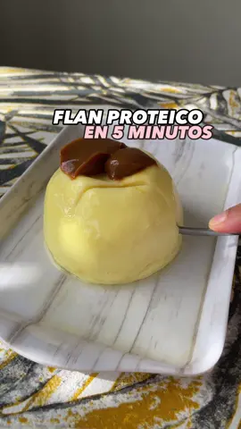 Flan con 21g de proteina #flan #viral #fyp 