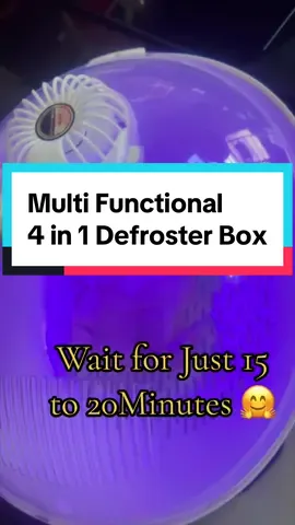 UV Antibacterial 4 in 1 Defroster Box  #KitchenHacks #kitchenware #defroster #uvcsterilizer #drainagebasket #quickthawingtray #foodthawing #chicken #meat #prawn #frozenfood #fyp #kitchentool #kitchentips #fyp