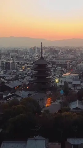 Droning in Japan. I love this clip, the drone sessions at sunset hits differently. #japan #drone #dji #dronevideo #kyoto #travel #droneshot 