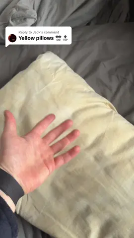 Replying to @Jack yellow pillows are so bad for you!🤦🏼‍♂️ #tiktokshop #tiktokmademebuyit #pillow #pillows #hygiene 