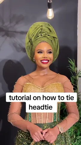 tutorial on how to tie headtie ❤️ 😍 #fashion #africanfashion #ankara #gloryfashion 