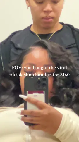 Im literally obsessed🥹🤭💕  Hair from @Wequeen store  #quickweave #hairtutorial #bodywave #tutorial #naturehair #fyp #virginhair #bundles #hair #easyhairstyles #install #blackgirlhair #hairbundles #hairstyle #silkyhair