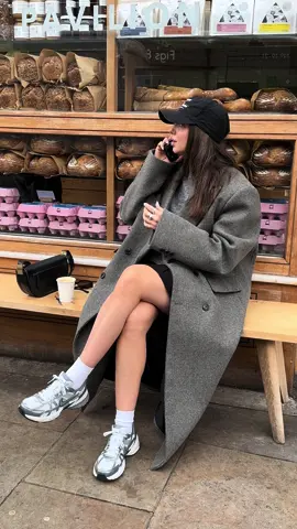 Coffee run in my V2Ks ☕️👟@OFFICE SHOES #officelovesnike #v2k #cleangirlaesthetic #coffeerun #pinterestaesthetic #pinterest #outfitideas #weekendoutfit #greyoutfit #outfitinspo #nike #ad #sponsored 