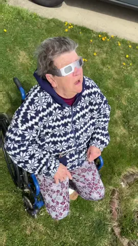 GRANDMA WATCHES THE POLAR ECLIPSE! 👵🏼☀️😂 #fyp #solareclipse #solareclipse2024 #foryourpage #angrygrandma #comedy #funny #hilarious #trending #viral #bestof