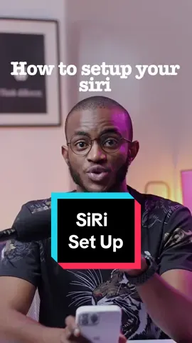 How to set up siri on iPhone#oumar_dr #iphonetips #viral #tiktoknigeria #teamsam🔥 #arewa__tiktok #kanotiktok #iphonetricks