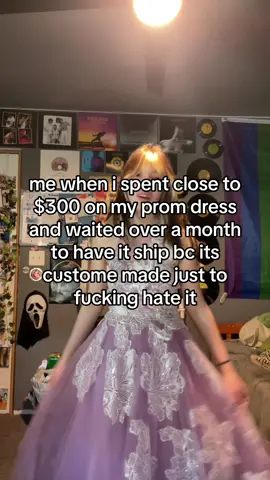 the theme is rapunzel but it looks and feels so cheap, i can’t return it, it makes me feel so fucking ugly i hate it #fyp #foryou #foryoupage #trending #trend #abcxyz #relatable #prom #promdress #prom2024 #rapunzel