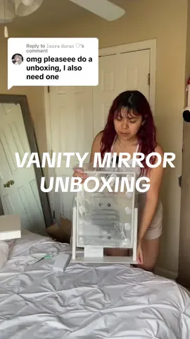 Replying to @𝚕𝚊𝚞𝚛𝚊 𝚍𝚞𝚛𝚊𝚗 ♡ $40 for this beauty was a STEAL 🪞😍✨#vanitymirror #vanitymirrorwithlights #tjmaxx #tjmaxxfinds #tjmaxxhaul 
