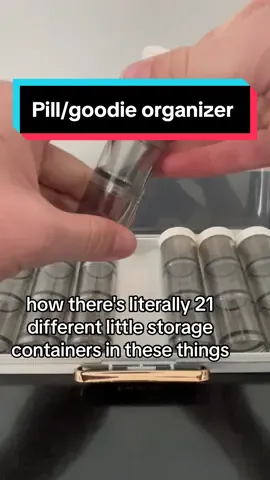 Definitely worth the buy i had to try it out 💊 #storagecontainers #pillorganizer #travelaccessories 