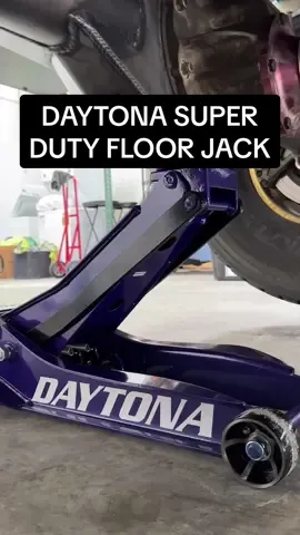 The Daytona 3 Ton Low-Profile Super-Duty Floor Jack is available in 4 colors...including Metallic Purple. Get yours at #HarborFreight. #FloorJack #Mechanic