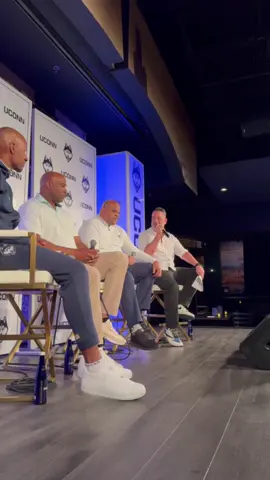 Had the pleasure of being able to host a panel with some @UConn Huskies legends the other day, highlighting the school that brought so many memories,what it did for us and what we can’t wait to see it do for others! 