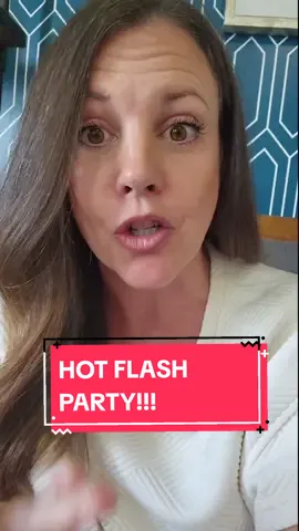 Hot Flash Parties should be a thing! We celebrate 1st periods in an effort to create positive energy and honoring the transformations that happen as a woman. So why not celebrate hot flashes!  What would you do for your hot flash party? Cold Plunge? Travel to Iceland? Or Saunas and Spicy Salsa Party? #hotflash #middleage #perimenopause #menopause #hormoneimbalance #marcellahill 