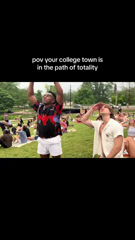 Humans being humans is so adorable #fyp #txst #eclipse 