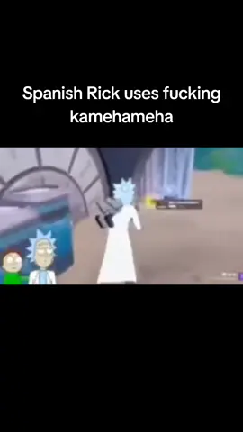 Only in fortnite 💀#fortnite #spanish #rickandmorty #dragonball 