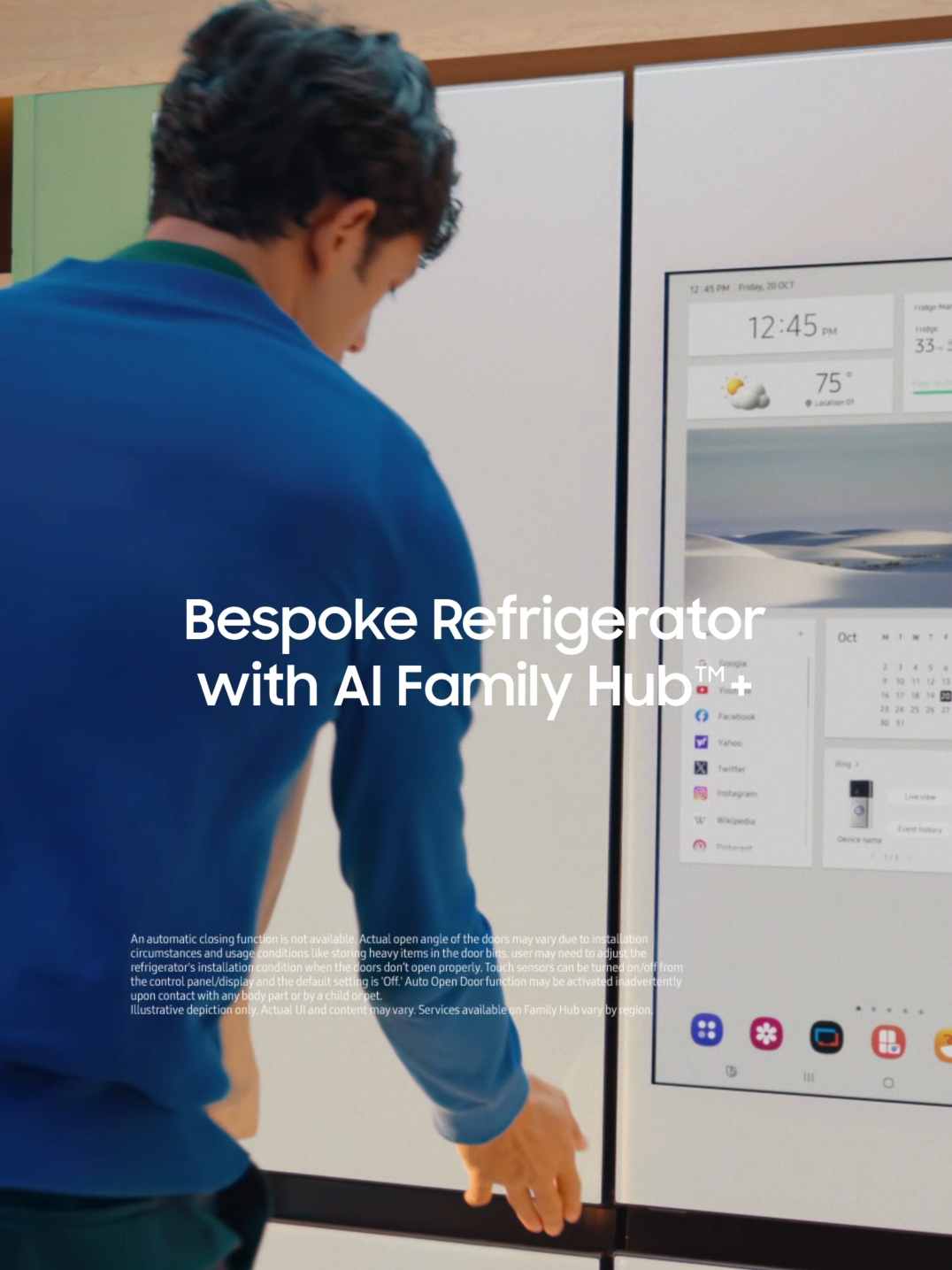 Welcome to BESPOKE AI.  Do less. Live more.  Experience AI-powered food management with the Bespoke Refrigerator with AI Family Hub™+. #DoLessLiveMore #BespokeAI #SamsungBespoke #Samsung