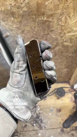 Trust the proccess…  Sanding metal before final polish  #kerncreations #fyp #viral #polishing #metalpolish 